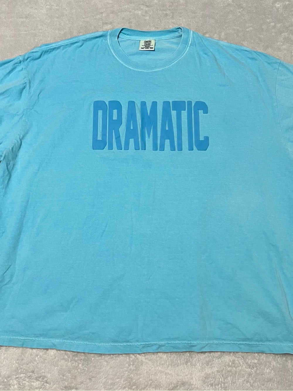 Comfort Colors Light Blue 'DRAMATIC' Graphic Tee